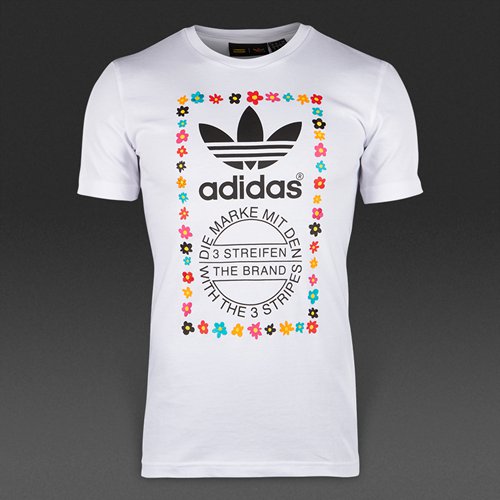 Adidas Originals Pharrell Williams Graphic Tee White / Multi for Men